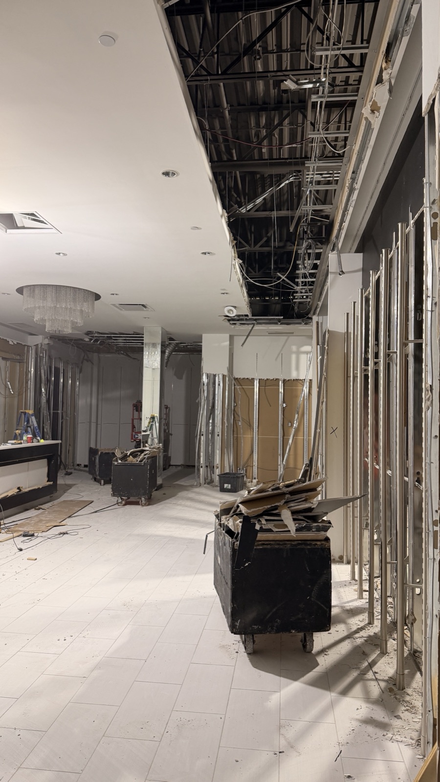 Interior demolition — full gut-out