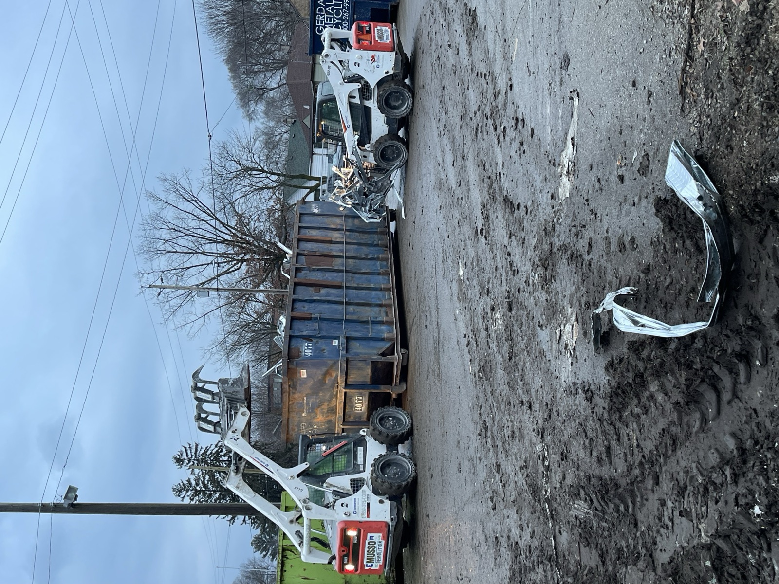 Material demolition and separation