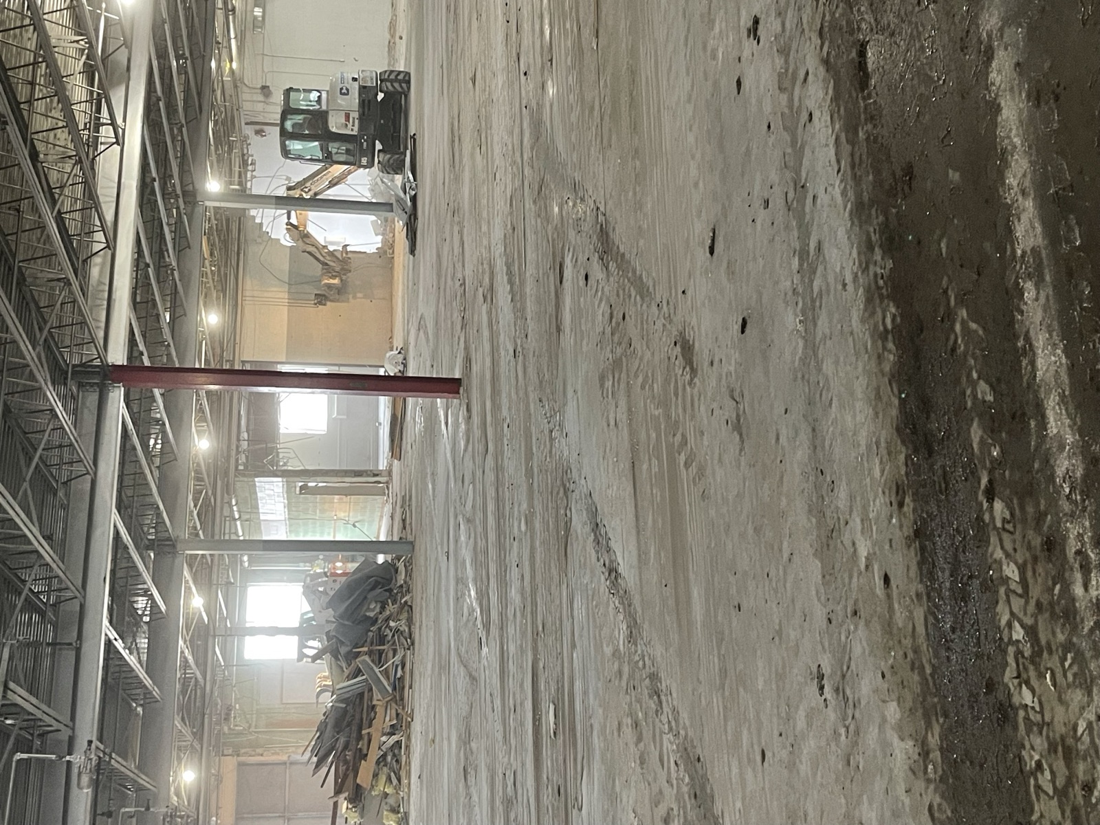 Interior demolition — commercial space