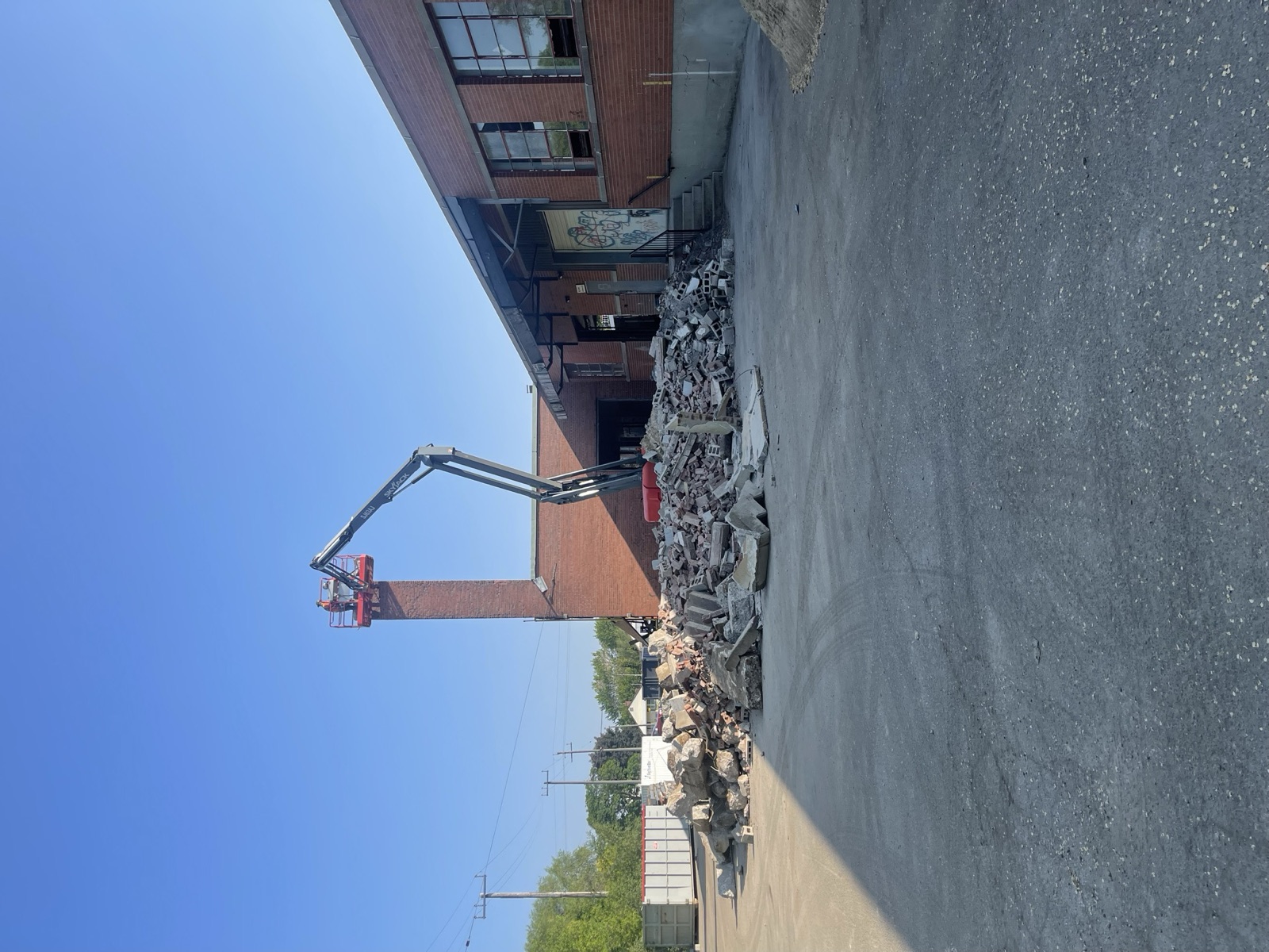 Chimney demolition and removal