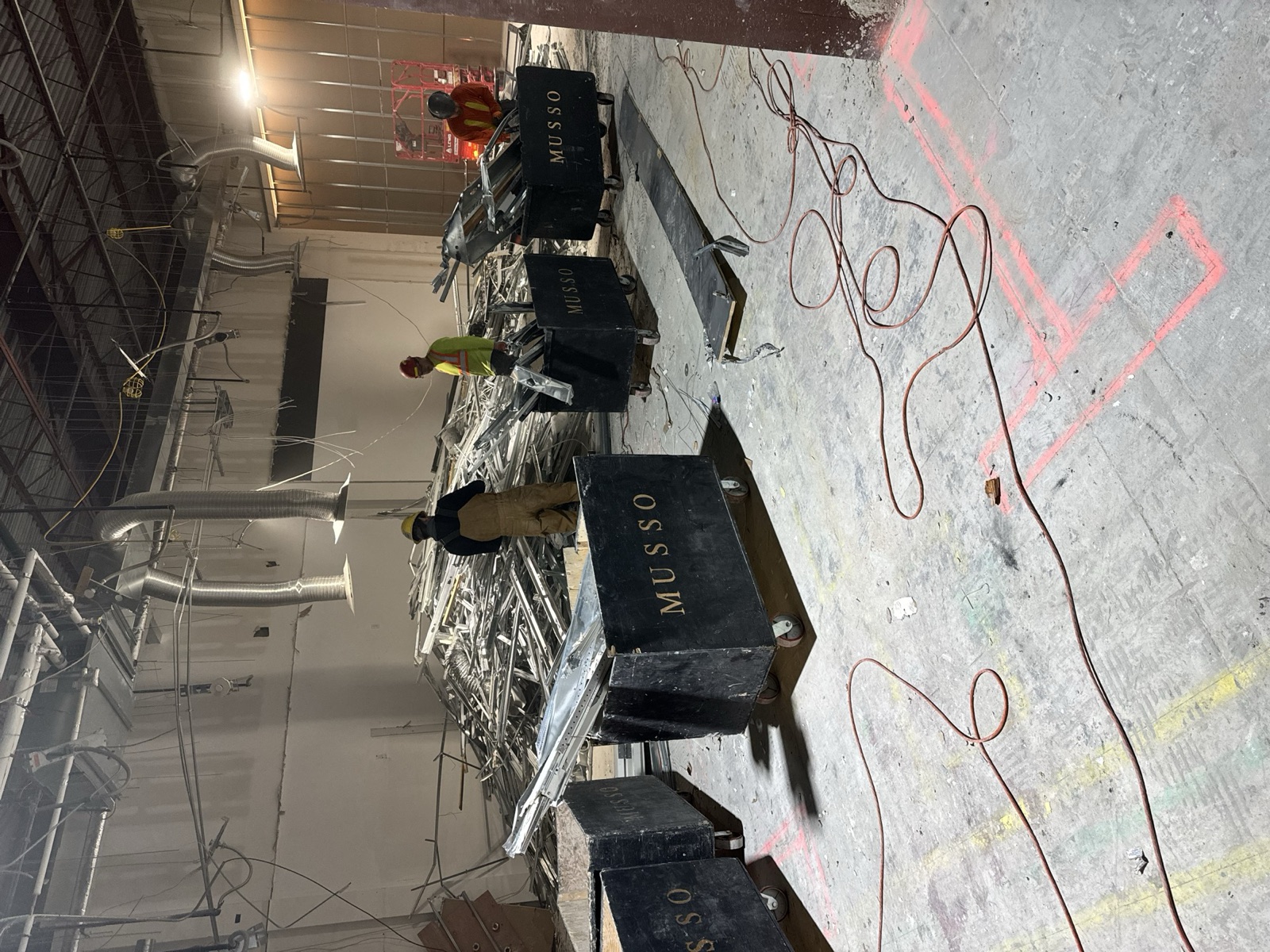 Interior demolition — walls and partitions