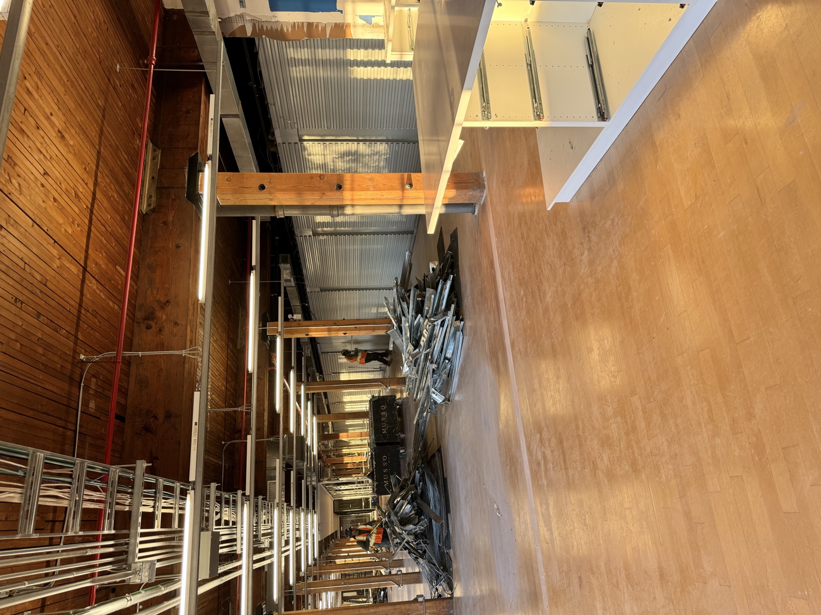 Interior demolition — slab and walls