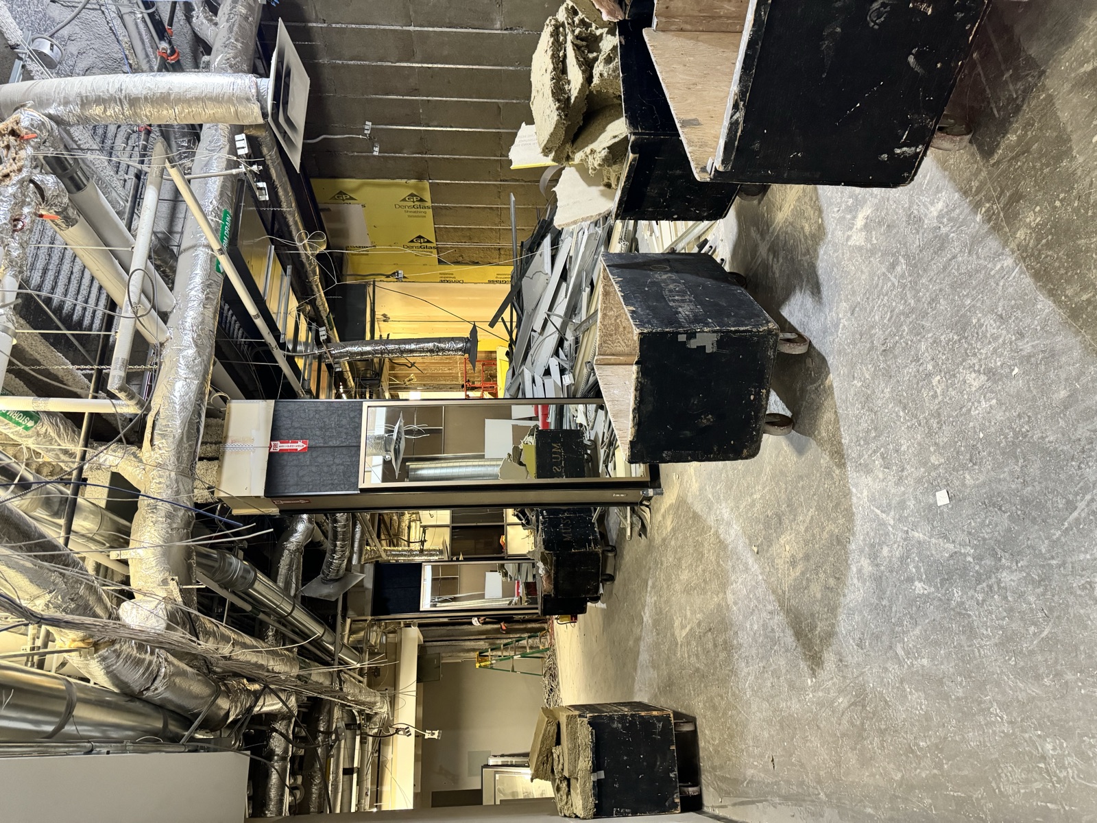 Interior demolition — mechanical removal